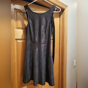 Womens small party dress. Silver, glittery!